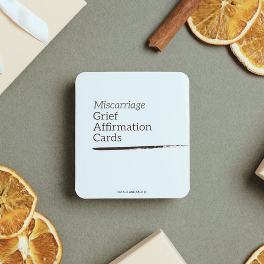 Miscarriage Affirmation Card Set