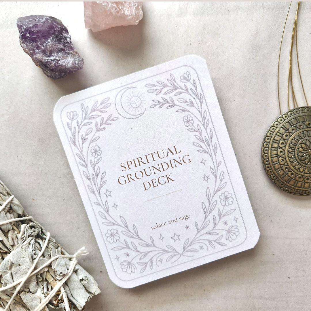 Spiritual Grounding Card Deck