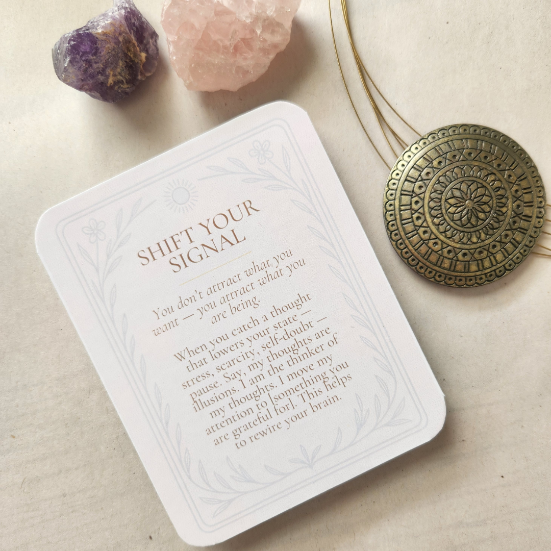 Spiritual Grounding Card Deck