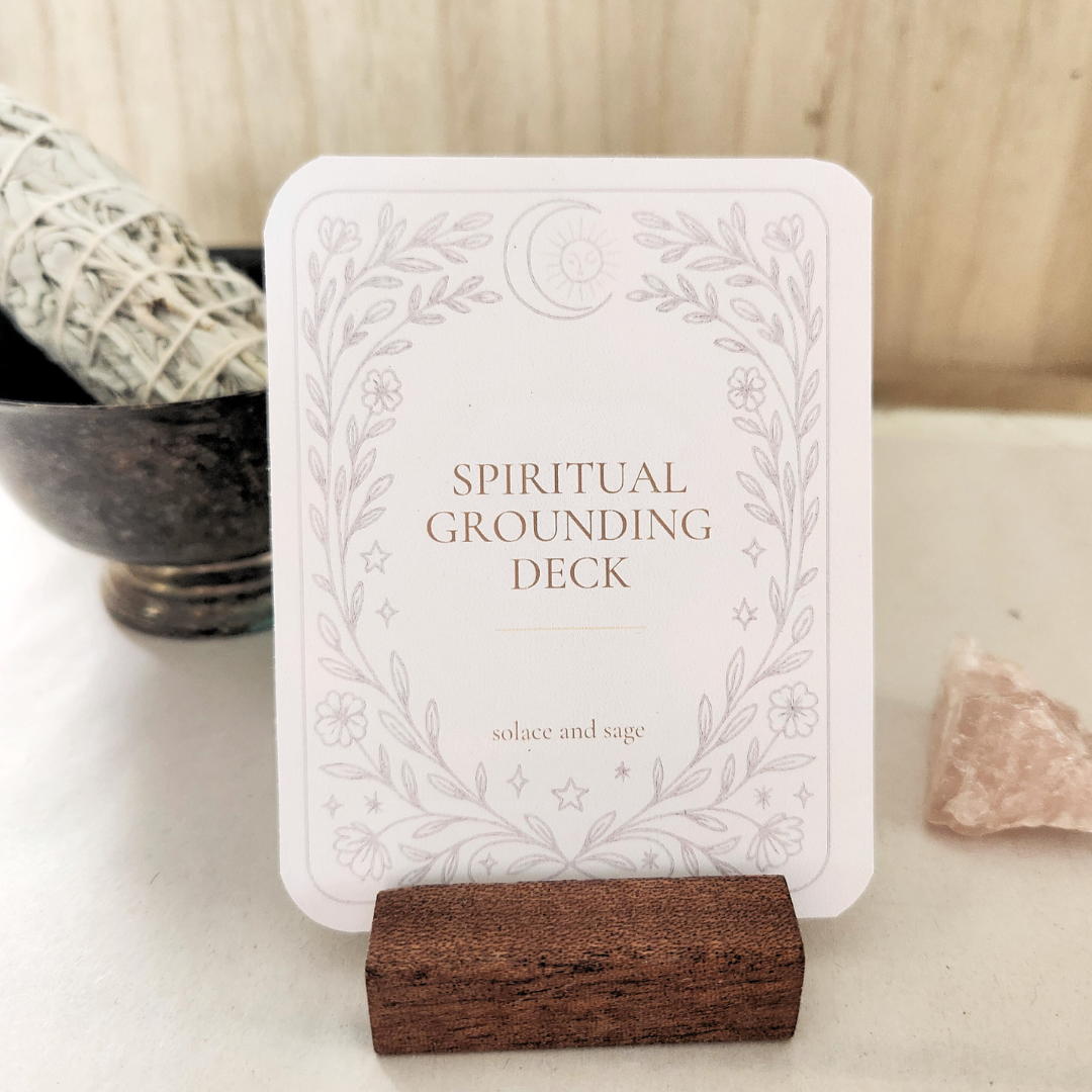 Spiritual Grounding Card Deck