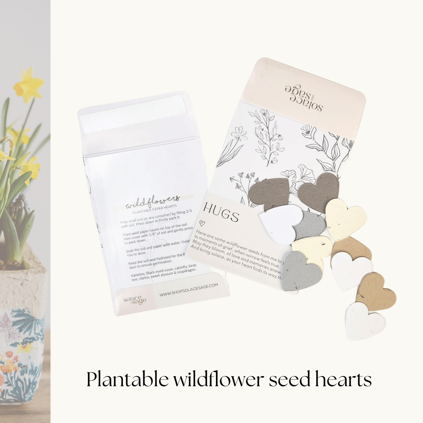 Hugs Packet | Wildflower Seed Hearts